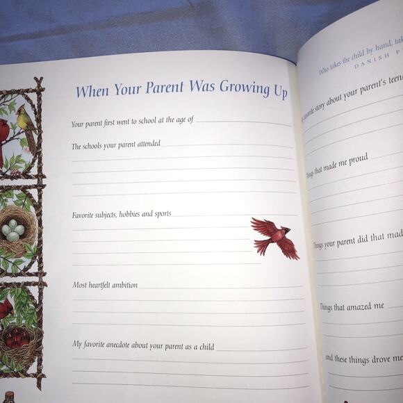 Grandmothers Gift A Memory Book for My Grandchild Family History Journal - Picture 7 of 16